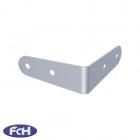 4 Hole L Bracket - 65mm x 24mm - Pack of 4